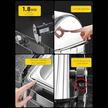 Cuptor bufet cu capac rabatabil, oțel inoxidabil 201, încălzire electrică, izolat, dreptunghiular, pentru hoteluri și restaurante