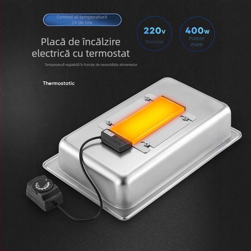 Cuptor bufet cu capac rabatabil, oțel inoxidabil 201, încălzire electrică, izolat, dreptunghiular, pentru hoteluri și restaurante