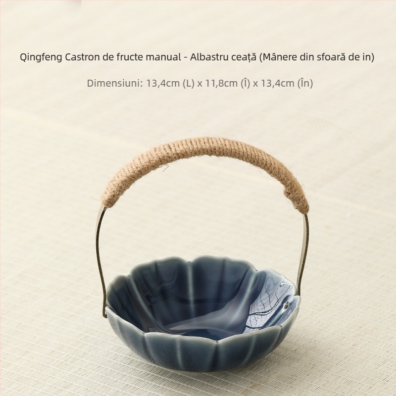 Farfurie din porțelan pentru fructe, design vintage, stil antic, stil nou chinezesc | lansare vară 2021 | calitate de primă clasă