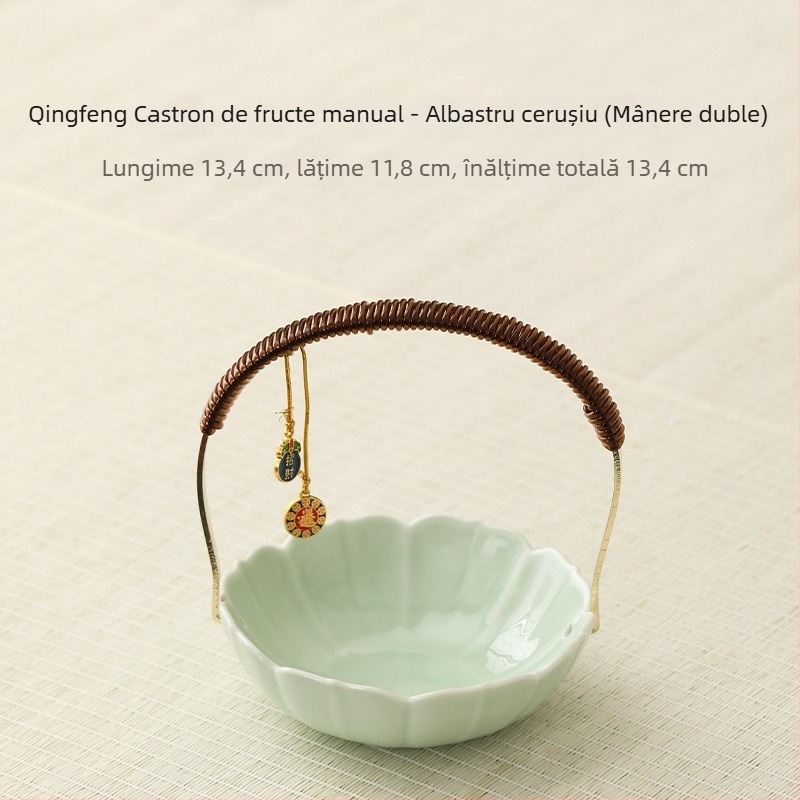 Farfurie din porțelan pentru fructe, design vintage, stil antic, stil nou chinezesc | lansare vară 2021 | calitate de primă clasă