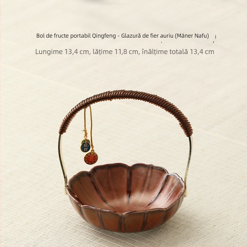 Farfurie din porțelan pentru fructe, design vintage, stil antic, stil nou chinezesc | lansare vară 2021 | calitate de primă clasă