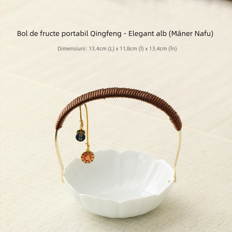 Farfurie din porțelan pentru fructe, design vintage, stil antic, stil nou chinezesc | lansare vară 2021 | calitate de primă clasă