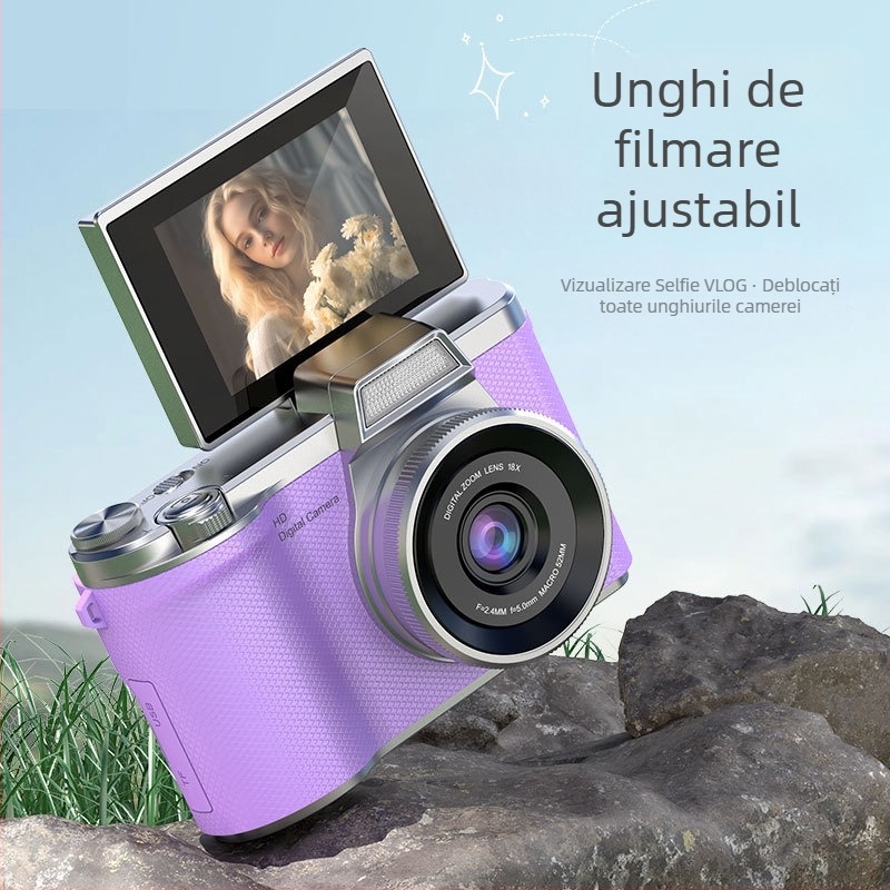 Cameră selfie digitală cu zoom optic 16x, CMOSS 1/2.3'' senzor, ecran LCD 2.4'', rezoluție 3680×2456, obiectiv periscop, USB 2.0, model LK-013