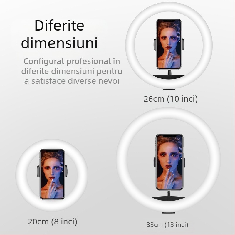 Lumină de umplere RGB pentru streaming live, model Mj26, putere 10-50W, tensiune 5V