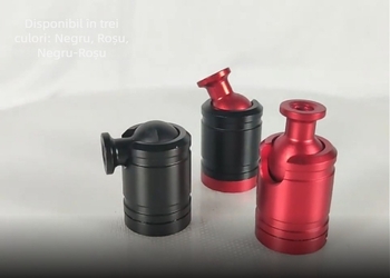 Cap bal universal cu amortizare constantă, suport magnetic, interfață 1/4 inch pentru bliț, rotație de 360°