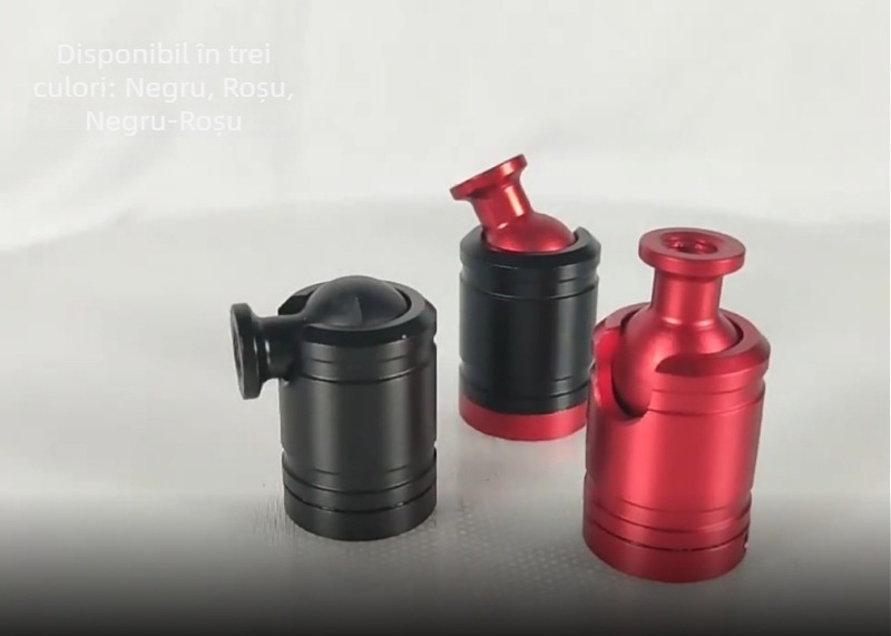 Cap bal universal cu amortizare constantă, suport magnetic, interfață 1/4 inch pentru bliț, rotație de 360°