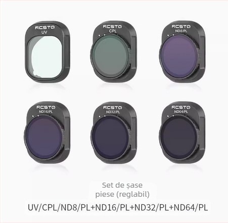 RCSTQ 1421200 Set Filtre ND Polarizante pentru DJI Mini 4 Pro – Procesare OEM, Dimensiune Bayonet: Altă, Compatibil cu Mini 4 Pro