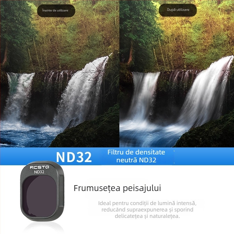 RCSTQ 1421200 Set Filtre ND Polarizante pentru DJI Mini 4 Pro – Procesare OEM, Dimensiune Bayonet: Altă, Compatibil cu Mini 4 Pro