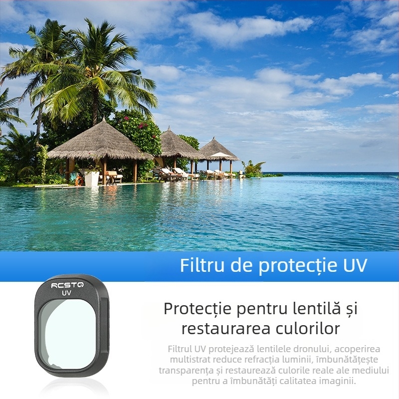 RCSTQ 1421200 Set Filtre ND Polarizante pentru DJI Mini 4 Pro – Procesare OEM, Dimensiune Bayonet: Altă, Compatibil cu Mini 4 Pro