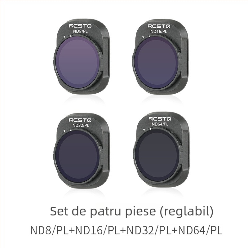RCSTQ 1421200 Set Filtre ND Polarizante pentru DJI Mini 4 Pro – Procesare OEM, Dimensiune Bayonet: Altă, Compatibil cu Mini 4 Pro