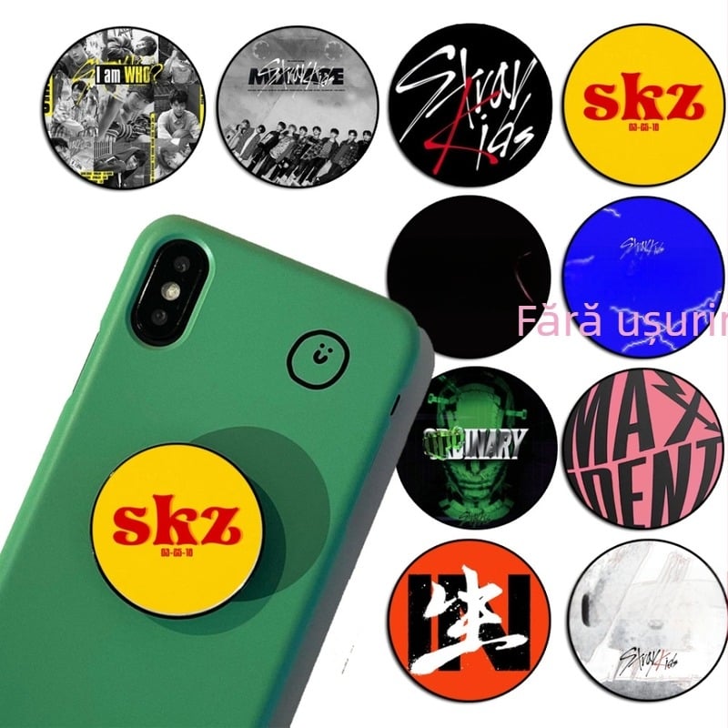 Suport inel pentru telefon – Stil desen animat, Material plastic, Brand: Altul