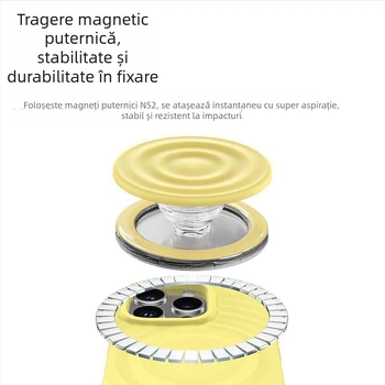Magsafe Ripple suport magnetic din silicoan lichid pentru toate carcasele magnetice ale telefonului, model 001099; seria Ripple Liquid Silicone; material: silicon; utilizare: exterior; compatibilitate: scop general