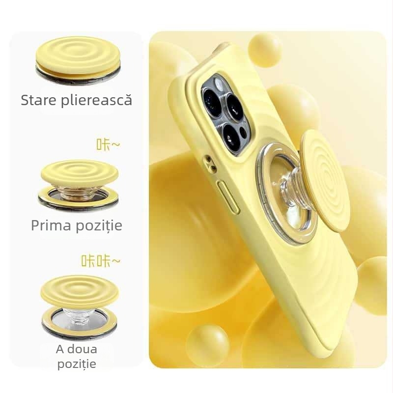 Magsafe Ripple suport magnetic din silicoan lichid pentru toate carcasele magnetice ale telefonului, model 001099; seria Ripple Liquid Silicone; material: silicon; utilizare: exterior; compatibilitate: scop general