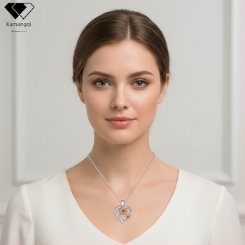 Colier din cupru cu floare de soare, lanț încrucișat, lungime 41–50 cm, brand Lycra manqi