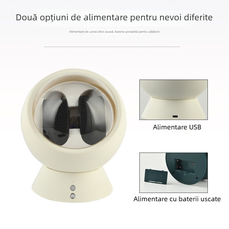 Întoarcător de ceas alimentat USB, cu învârtire automată, funcționare silențioasă și spațiu de depozitare pentru ceasuri