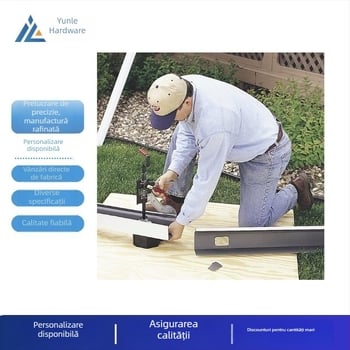 Raft de unelte pentru conducta de drenaj din oțel cu carbon, design personalizat, 1 set, potrivit pentru găurire precisă în jgheaburi din aluminiu tip K, utilizare casnică