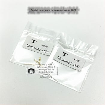 Set de ace pentru ceasuri de mână, compatibil cu mecanismul 2824, pentru ceasuri de bărbați – acele de oră, de minut și de secundă