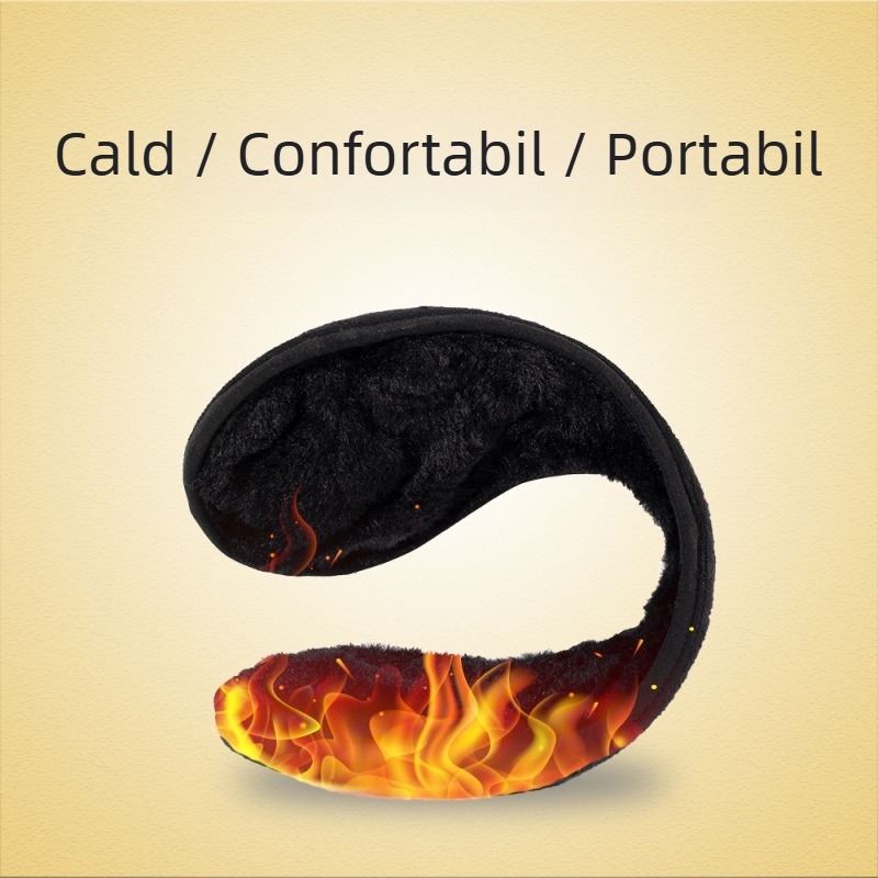 Șapcă de iarnă cu protecție pentru urechi Bluetooth, 5.0 fără fir, căști over-ear, unisex pentru adulți, acrilic/vată sintetică