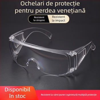 Ochelari de protecție pentru laborator, material PC, model Blinds, EN166 CEZ87.1, protecție oculară, antișoc