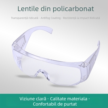 Ochelari de protecție pentru laborator, material PC, model Blinds, EN166 CEZ87.1, protecție oculară, antișoc