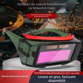 Ochelari de protecție pentru sudură cu auto-întunecare și mască pentru sudură cu arc; Brand: Prepared; Seria: Protective goggles; Filtru UV: 1; Lentila auto-întunecată; Nu este compatibil cu ochelari