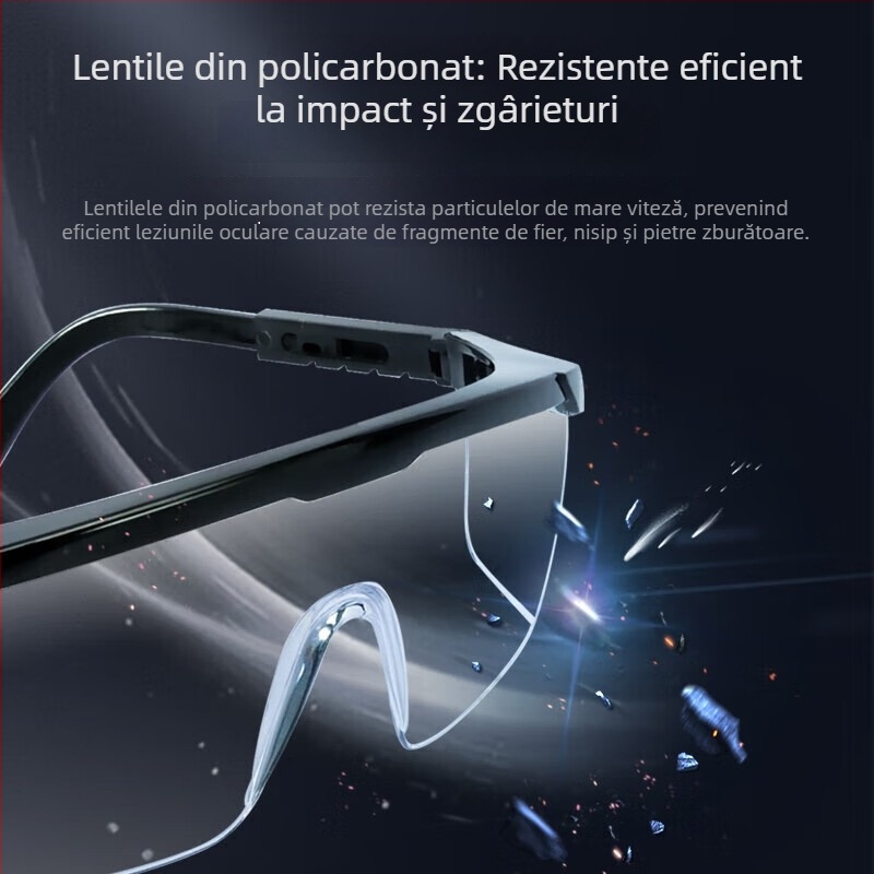 Ochelari de protecție SG-71003, marca Bds/shield, material PC, rezistenți la impact