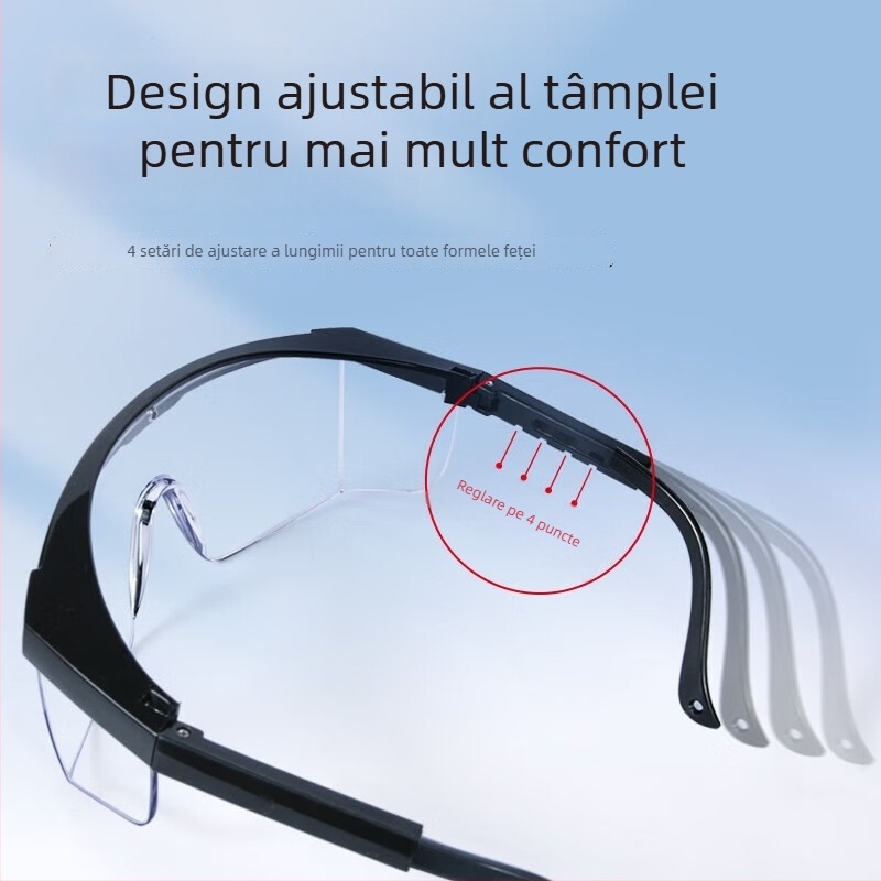 Ochelari de protecție SG-71003, marca Bds/shield, material PC, rezistenți la impact