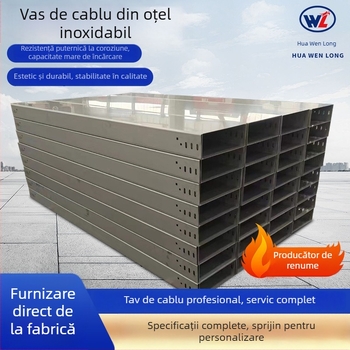 Canal de cablu din oțel inoxidabil, tip canal, pentru cablare (Tip: canal; Material: oțel inoxidabil; Cod produs: Bridge)