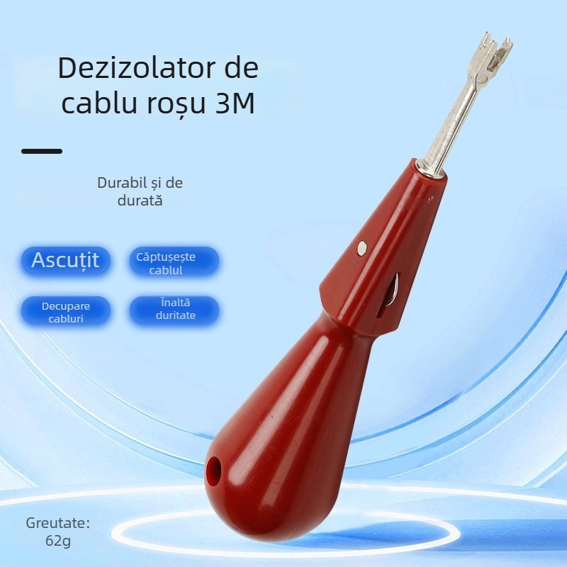 Unealtă de crimpare și perforare a cablurilor pentru module de rețea 3M SID, tip Belconn, construcție din ABS și oțel unelte, 62 g