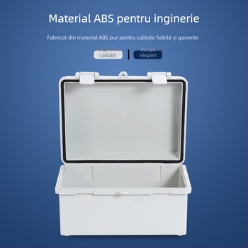 Cutie de legătură impermeabilă din ABS pentru exterior, cu etanșare înaltă