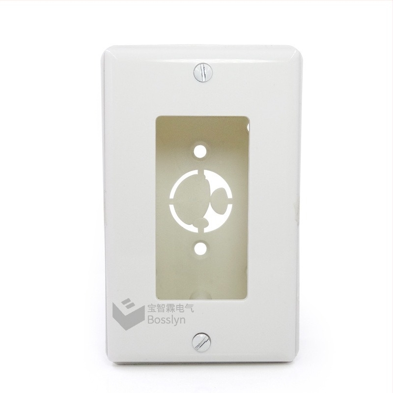 Cutie de montaj 118, din plastic, montaj pe suprafață, pentru întrerupătoare și prize, standard american