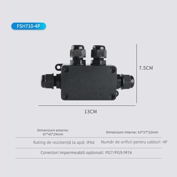 Deenlai cutie de distribuție exterioară IP68 etanșă