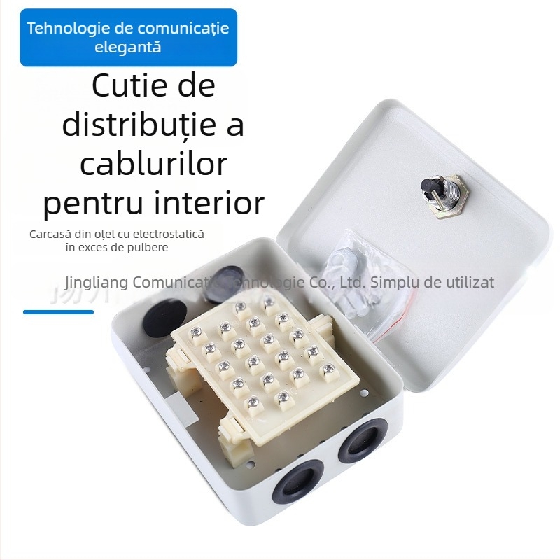 Cutie de distribuție pentru cabluri telefonice, interior, 10-100 perechi, pentru tehnologia comunicațiilor