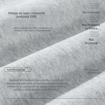 Hanorac din bumbac cu guler înalt și fermoar, mâneci lungi, croială lejeră, primăvară-toamnă, bumbac 81–90%