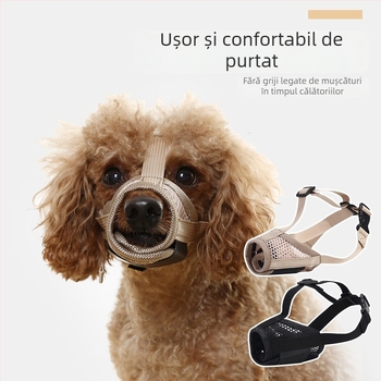 Botă de câine din plasă respirabilă pentru boturi lungi, pachet 120, Han Dou