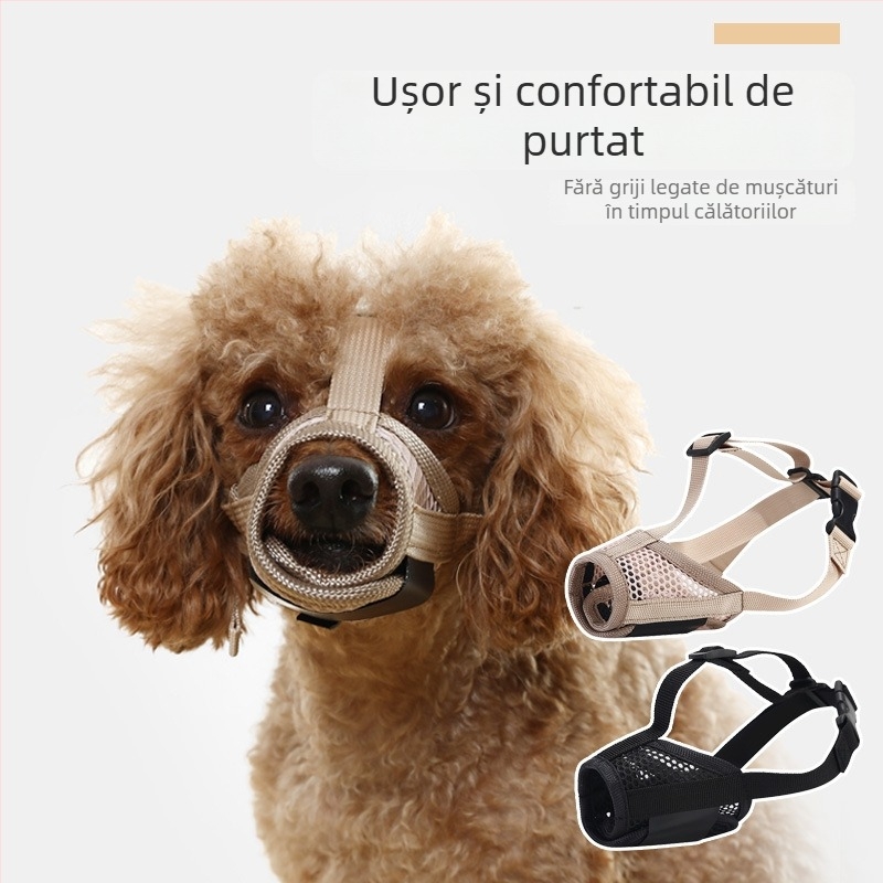 Botă de câine din plasă respirabilă pentru boturi lungi, pachet 120, Han Dou