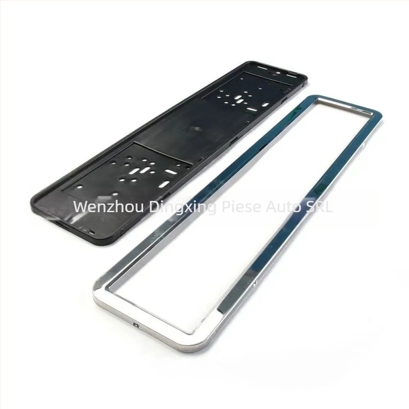 Ramă de plăcuță de înmatriculare din oțel inoxidabil, model XY, tip Xianyang, număr de piesă LG, compatibil universal