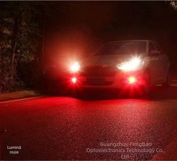 Lampa LED de ceață frontală pentru automobil, înaltă luminozitate, modele H1/H3/881/880/3030, 12 LED