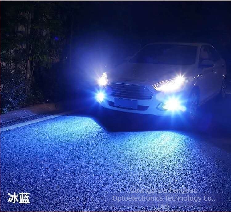 Lampa LED de ceață frontală pentru automobil, înaltă luminozitate, modele H1/H3/881/880/3030, 12 LED