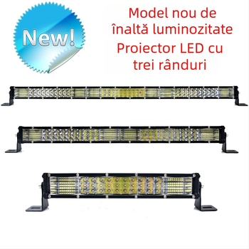 Lumină LED pentru plafon pentru vehicul off-road, model 5R-78-Combo, 156W, 5400LM, 10-35V DC