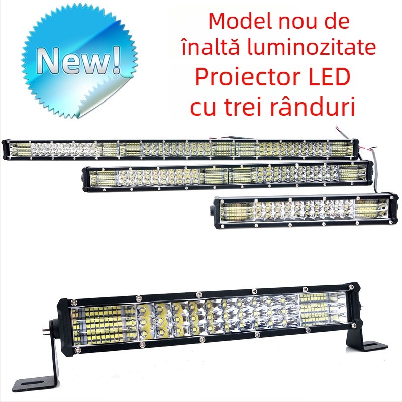 Lumină LED pentru plafon pentru vehicul off-road, model 5R-78-Combo, 156W, 5400LM, 10-35V DC