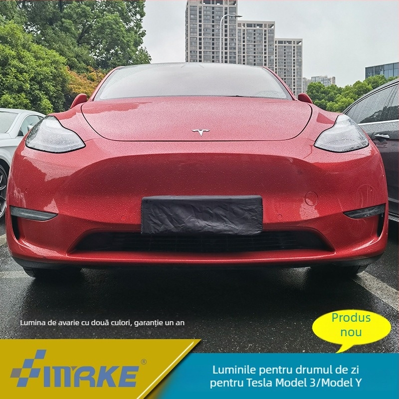 Farul de ceață frontal pentru Tesla Model 3/Model Y, ABS + componente LED, 12-14V, 0,5W, >10.000 ore, model H1358100001