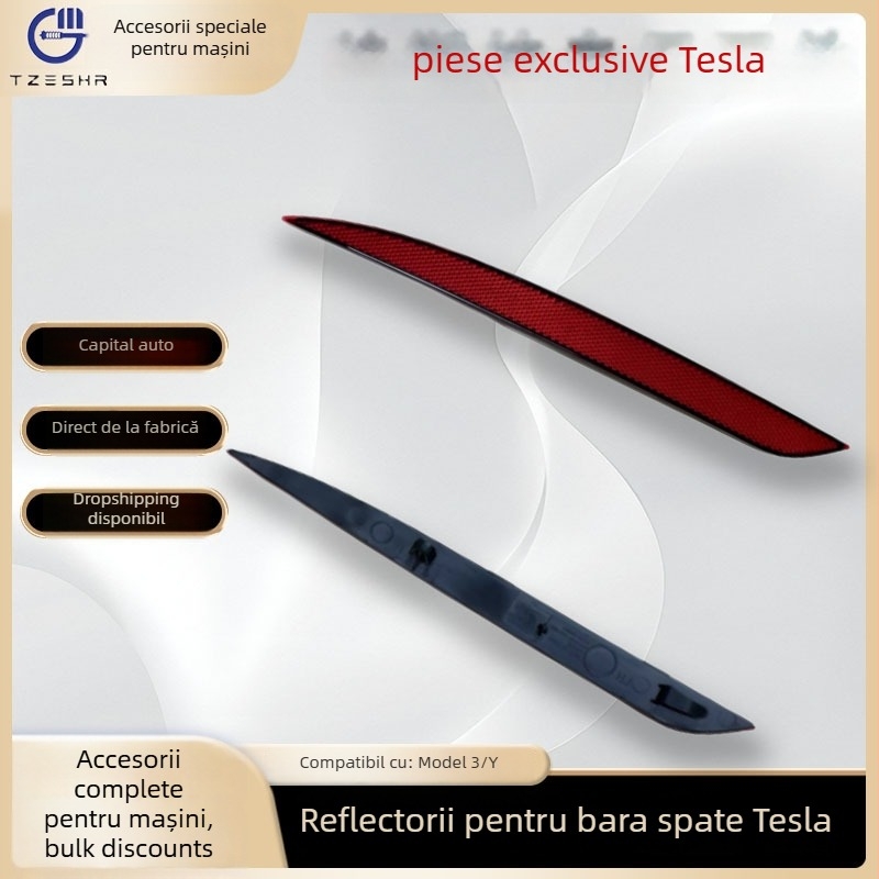 Lampa de ceață spate pentru Tesla Model 3/Y, modele 1495817-00/1495818-00, flux luminos 107 lm, număr de piesă 1495817-00