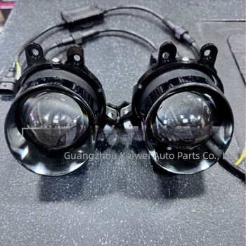 Faroan de ceață frontal cu lentilă laser matrice, 60W/pereche, 12.8V, 4A, carcasa din aliaj de aluminiu, durată de viață 50.000 ore, model 212-2052, compatibil Toyota, trei opțiuni de temperatură a luminii.