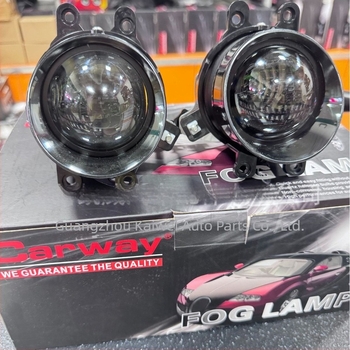 Faroan de ceață frontal cu lentilă laser matrice, 60W/pereche, 12.8V, 4A, carcasa din aliaj de aluminiu, durată de viață 50.000 ore, model 212-2052, compatibil Toyota, trei opțiuni de temperatură a luminii.