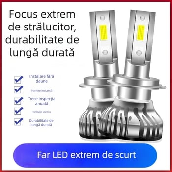 HB-TM-03 faruri LED auto – 24W, 12V, IP68, 8000+ lm