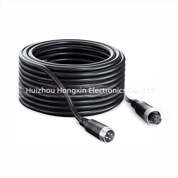 Cablu video pentru cameră auto cu conector aviation la BNC, pentru DVR, convertor M12, RoHS