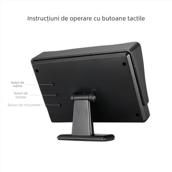 Display auto de 4,3/5 inch, modul wireless 2,4 G, cameră IR HD pentru mers înapoi, pentru plăcuțe de înmatriculare late
