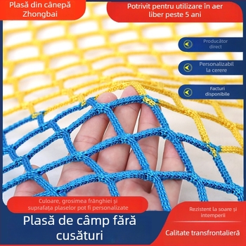 Plasă fără noduri pentru garduri de stadioane și seminare de antrenament — izolare și protecție anti-cățărare
