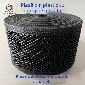 Plasă de protecție a marginilor mobilierului pentru pisici, plasă plată din plastic, uz decorativ, blocare a marginii inferioare